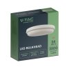 Oprawa sufitowa plafoniera V-TAC 24W LED okrągły 240x38mm IP54 VT-80024 6500K 2500lm